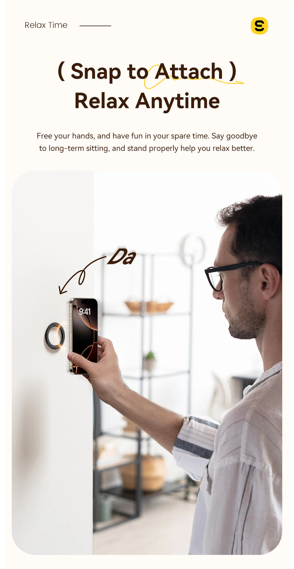 Essager Magnetic Metal Ring for iPhone 16 15 14 MagSafe Magnet for Android Phones Plate Sticker Rings For Wireless Charger Stand