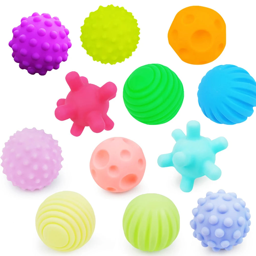 Textured Multi Ball Set Develop Tactile Senses Toy Baby