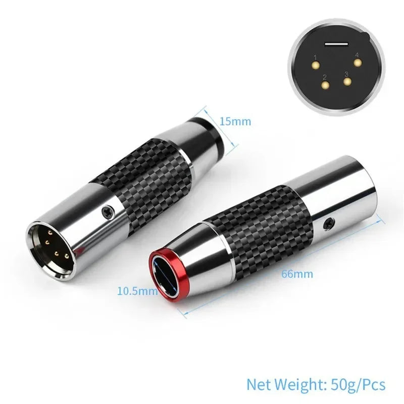 4 Pin XLR Connector Cannon Plug Consumer Electronics Solder