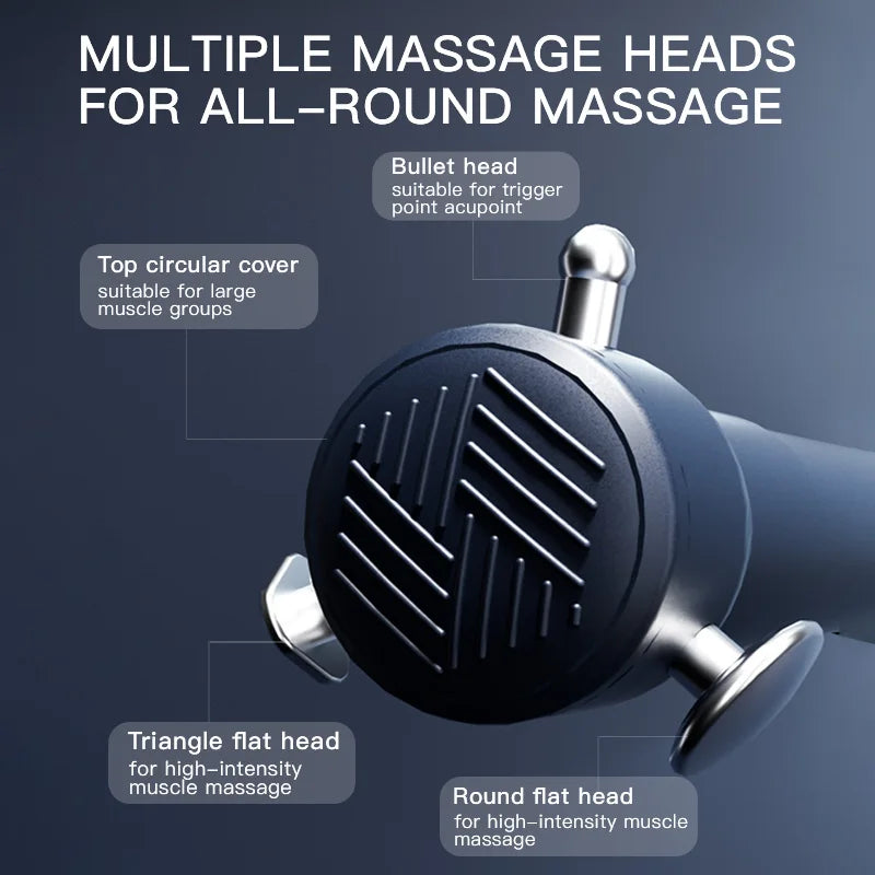 Cordless Deep Tissue Massage Gun, 3 Speeds