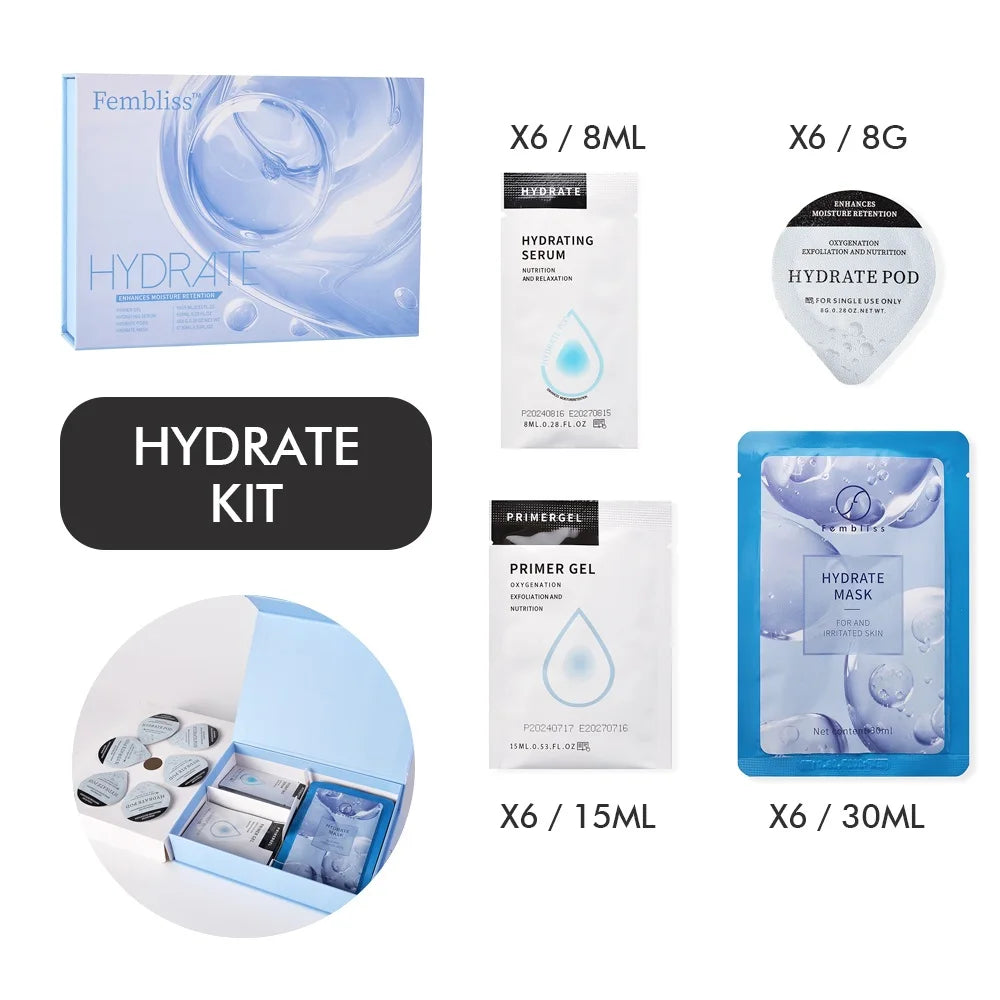 CO2 Pod Kit CO2 Pods For Bubble Facial Machine Facial Spa CO2 Capsule For Aqua Facial Beauty Machine CO2 Serum Gel Skin Care