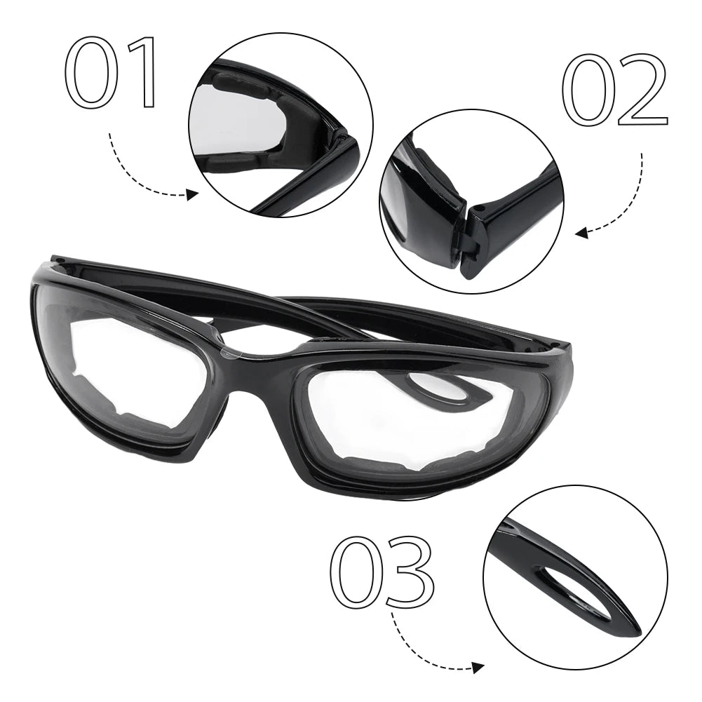 Glasses For Cutting Onions Cut Onion Goggle Without Tearing Safety Goggle Kitchen Accessories Eye Glasses Kitchen Gadget Tools