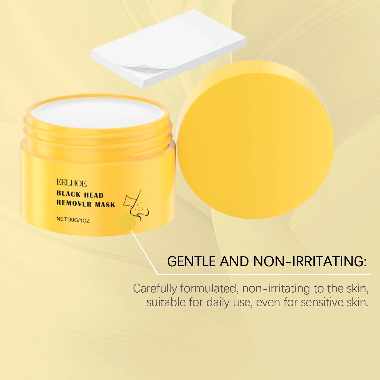 EELHOE Blackhead Remover Face Mask Peel-Off Nasal Strips Deep Cleansing Pore Shrinking Black Head Remover Nose Strip Skin Care