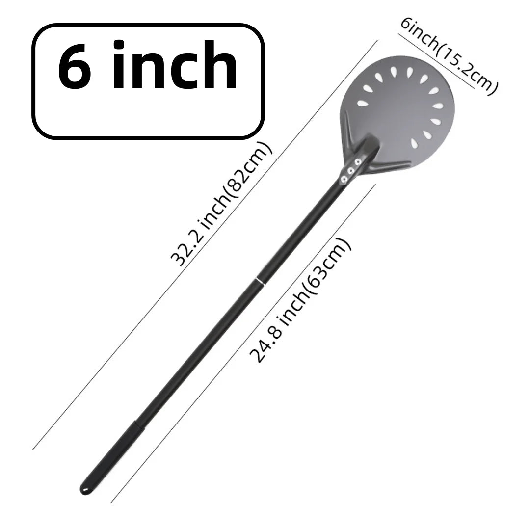 6&12 13 14  Inch Aluminum Pizza Peel Bread Paddle Pizza Oven Turning Peel Hard  Anodized Pizza  Baking Kitchen Tool Spatula