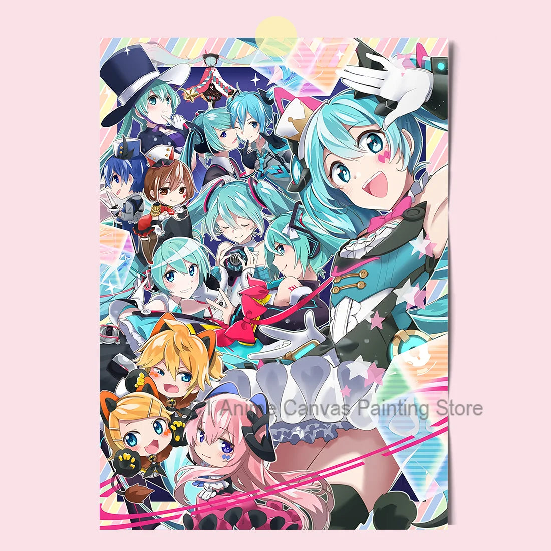 Hatsune Miku Anime Poster MIKU Magazine Bedroom Dormitory Studio Decorative Painting Photography Wallpaper DIY Gift