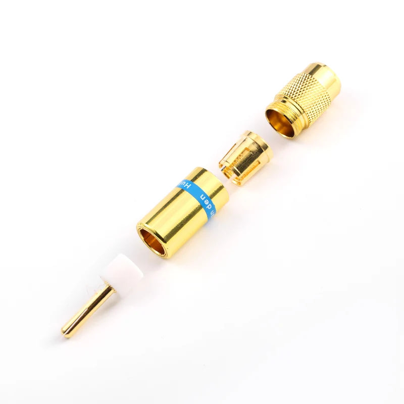 HIFI 24K Gold Plated Van den Hul RCA Plugs