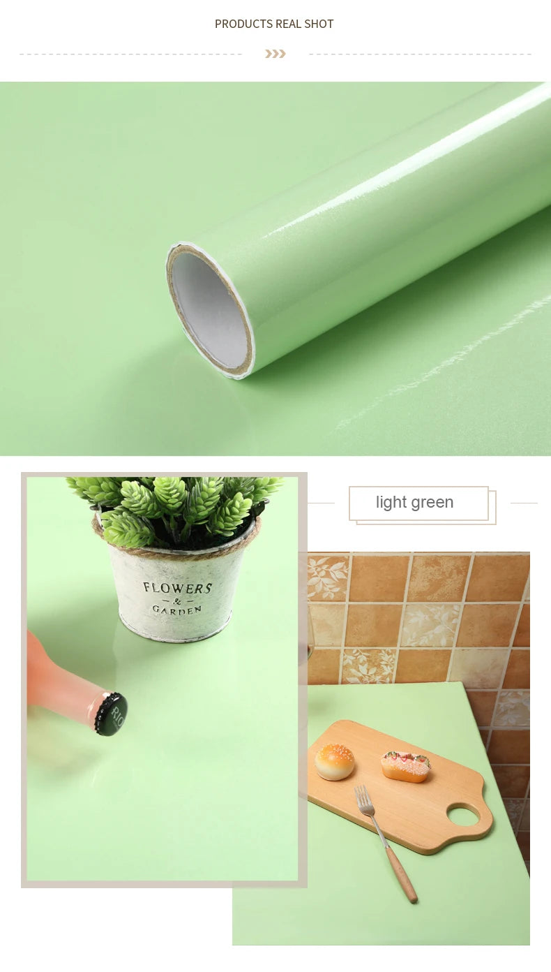 PVC DIY Waterproof Oil-proof Wall Stickers Self-Adhesive Marble Wallpaper Cabinets Countertop Bathroom Desktop Renovation Films