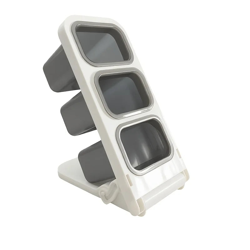 Large Capacity Desk Organizer Pen Holder Oblique Pencil Storage