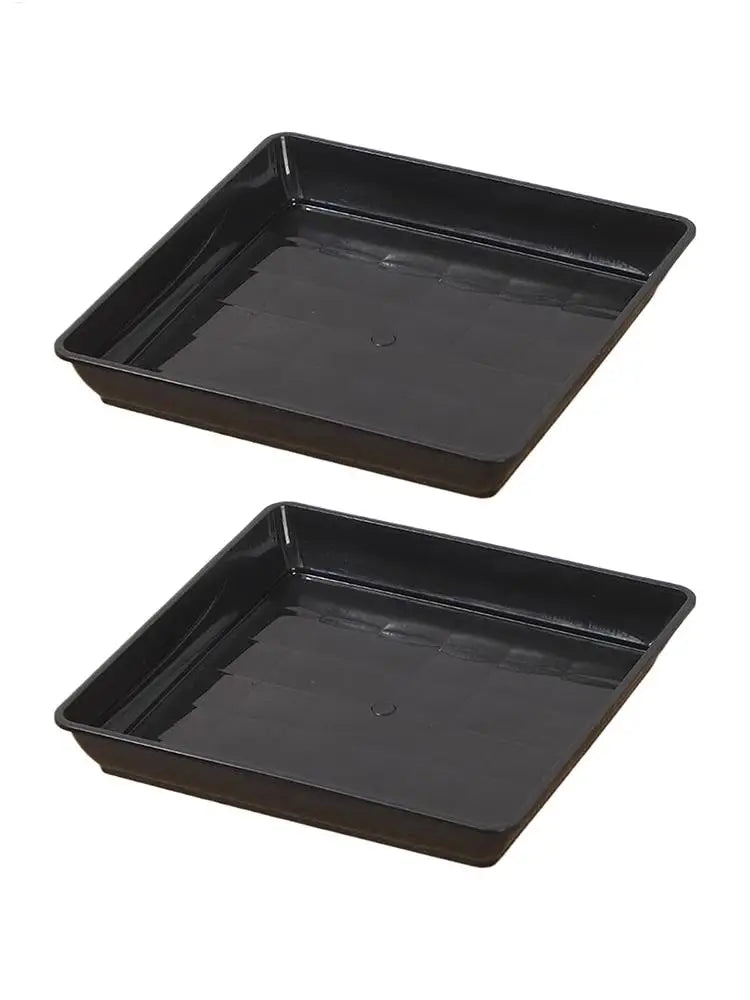 Plant Saucer Square Durable Flower Pot Indoor Outdoor Heavy Duty Tray Square Flowerpot Water Dish Home Decor for Gardening
