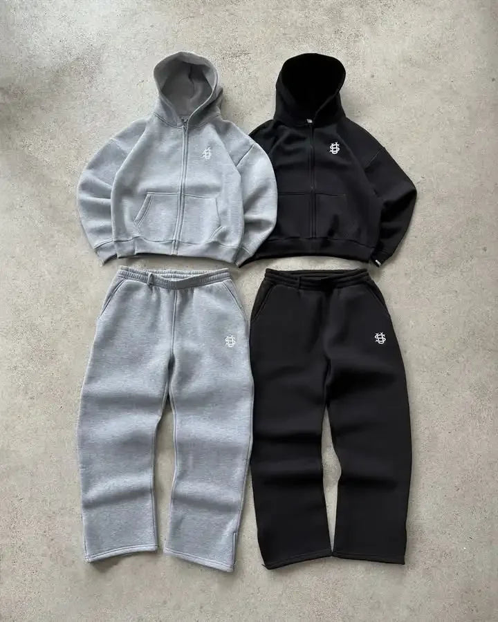Y2K letter zipper hoodie clothing men's ala lake fashion fashion embroidery oversized oversized hoodie sweatshirt zipper jacket