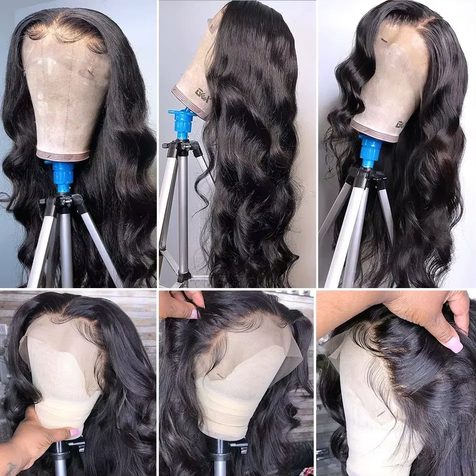 46-Inch Body Wave HD Lace Frontal Wig