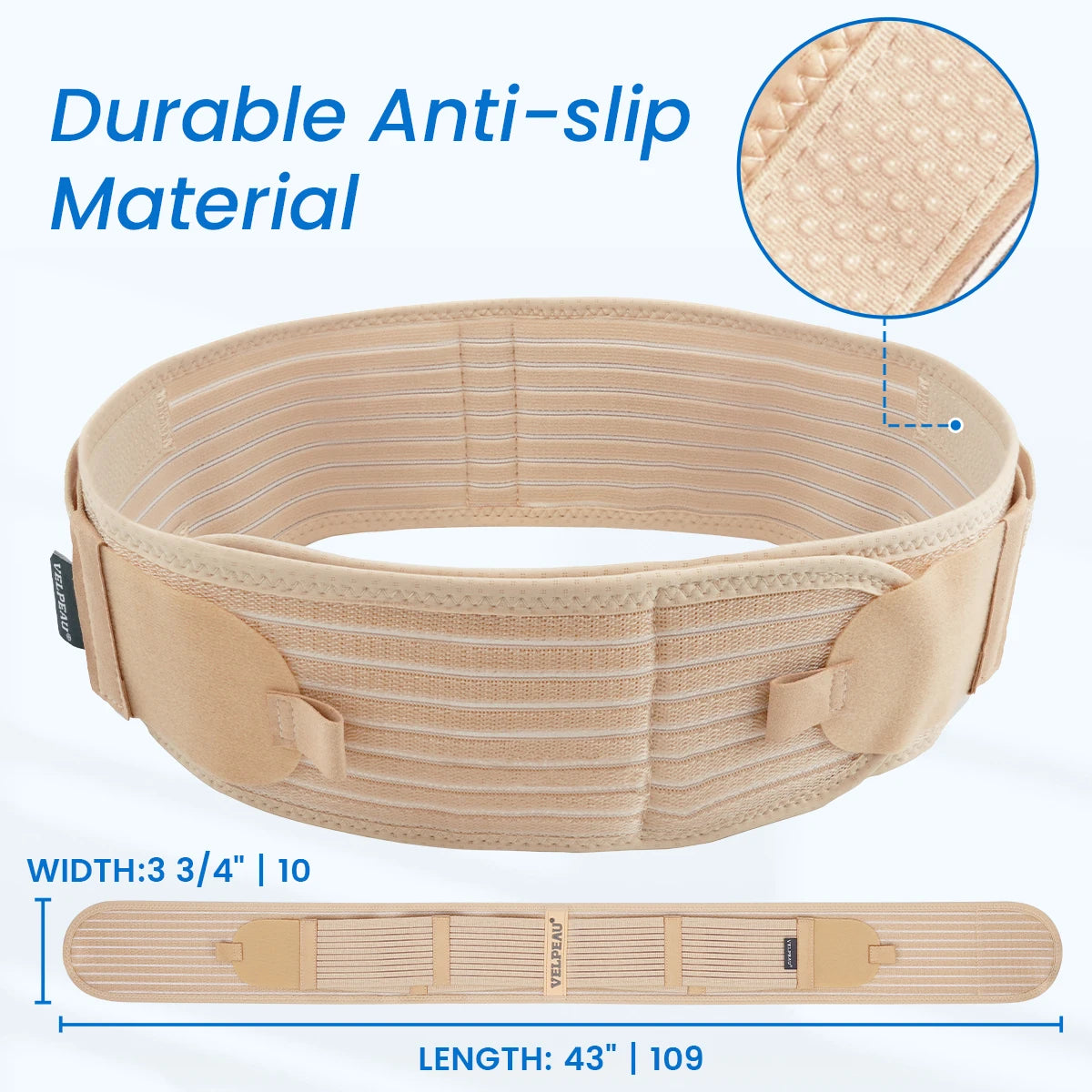 VELPEAU Sacroiliac SI Joint Hip Belt for SI Joint