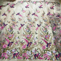Fabric for Sewing Embroidery Birds Fabric Material for Clothes by Yard Fabric for Needlework Tulle Lace NEW 2023