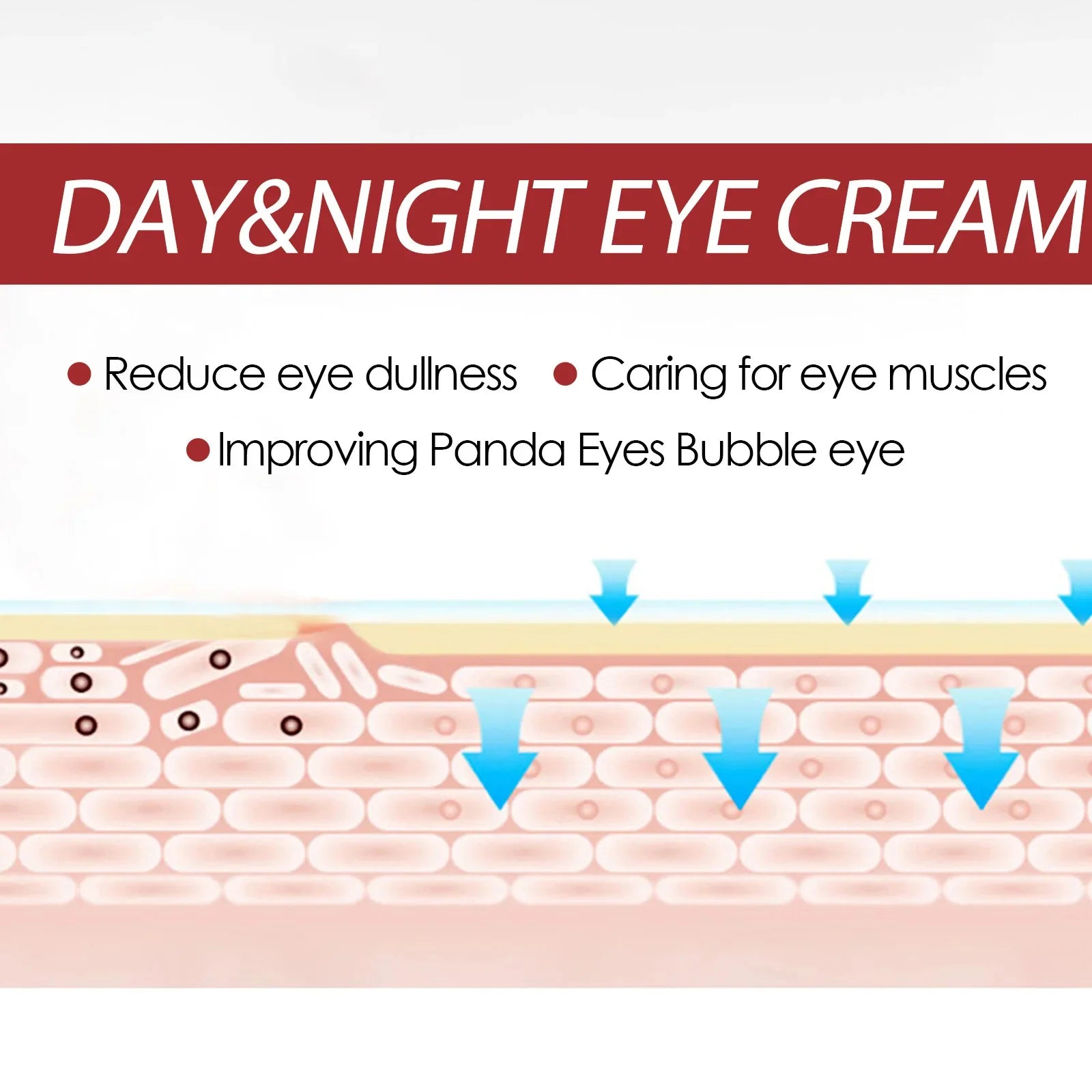 Fat Granules Removal Eyestick Anti-Puffiness Firming Cream Anti Inflammatory Fade Fine Line Repair Skin Barrier Korean Skin Care