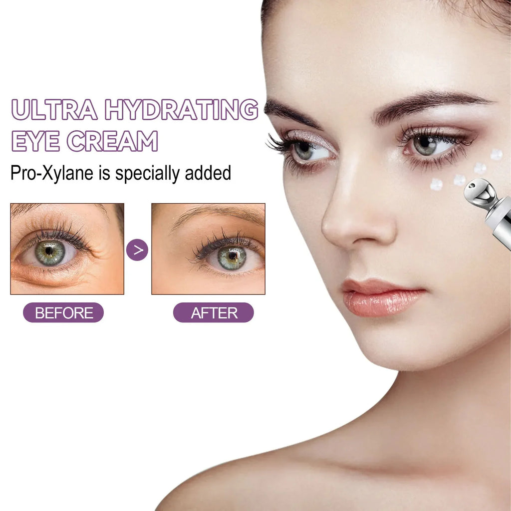 Retinol Remove Wrinkle Eye Cream Instant Firming Lifting Fade Fine Lines Eye Bags Anti Dark Circle Brightening Beauty Skin Care
