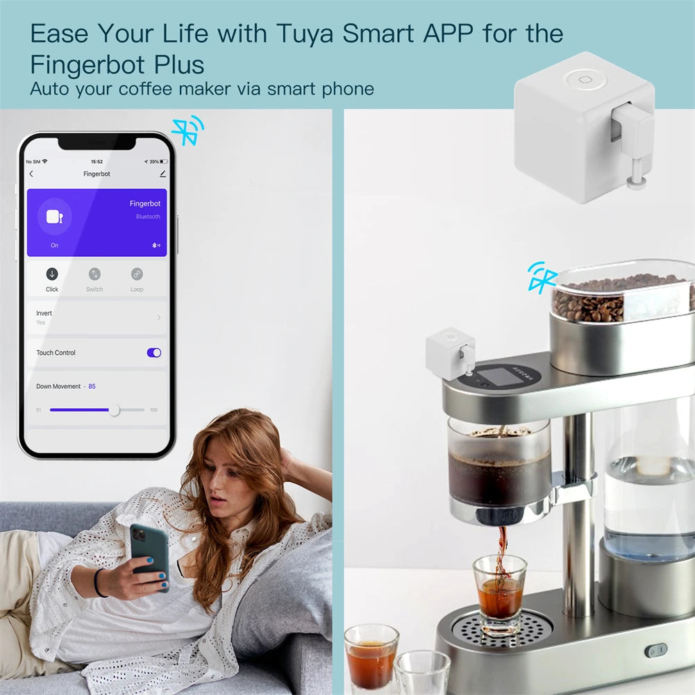 MOES Tuya Smart Bluetooth Fingerbot Switch Button Pusher Smart