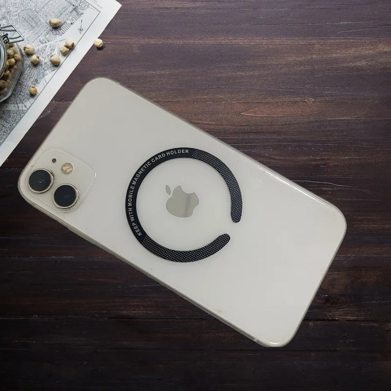 Universal Metal Ring Sticker for MagSafe Wireless Charger Magnetic Metal Plate for Magnet Car Phone Holder Iron Sheet for iPhone