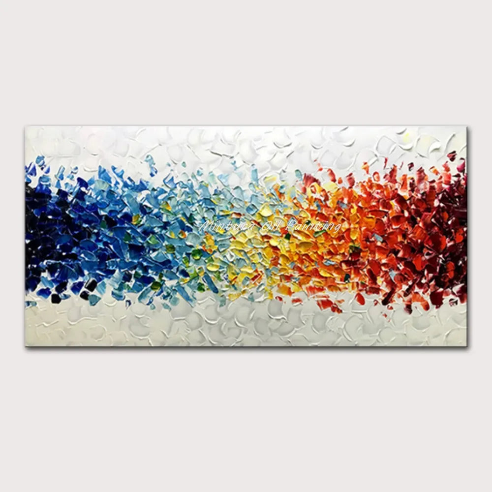 Classic Abstract Aesthetics Wall Art Block Texture HD Oil On Canvas Posters And Prints Home Bedroom Living Room Decoration Gifts