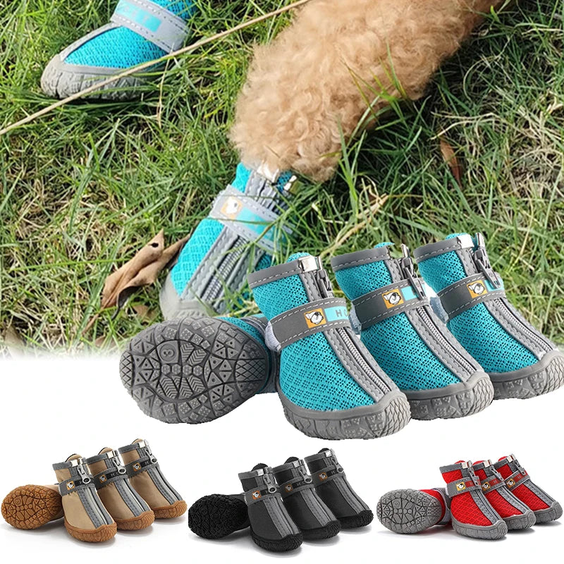 Dog Shoes Non-slip Soles Thick Plush Protection Paw Pet