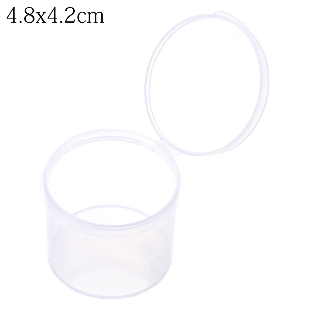 1pc Small Plastic Home Items Sundries Organizer Case Transparent Storage Box Jewelry Beads Container Fishing Tools Storage Box