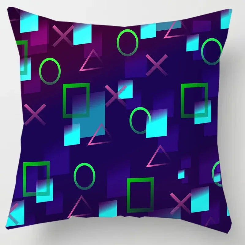 45x45cm TV Game Fan Style Square Pillowcase Home Decor Cushion Cover Anime New Design Printed
