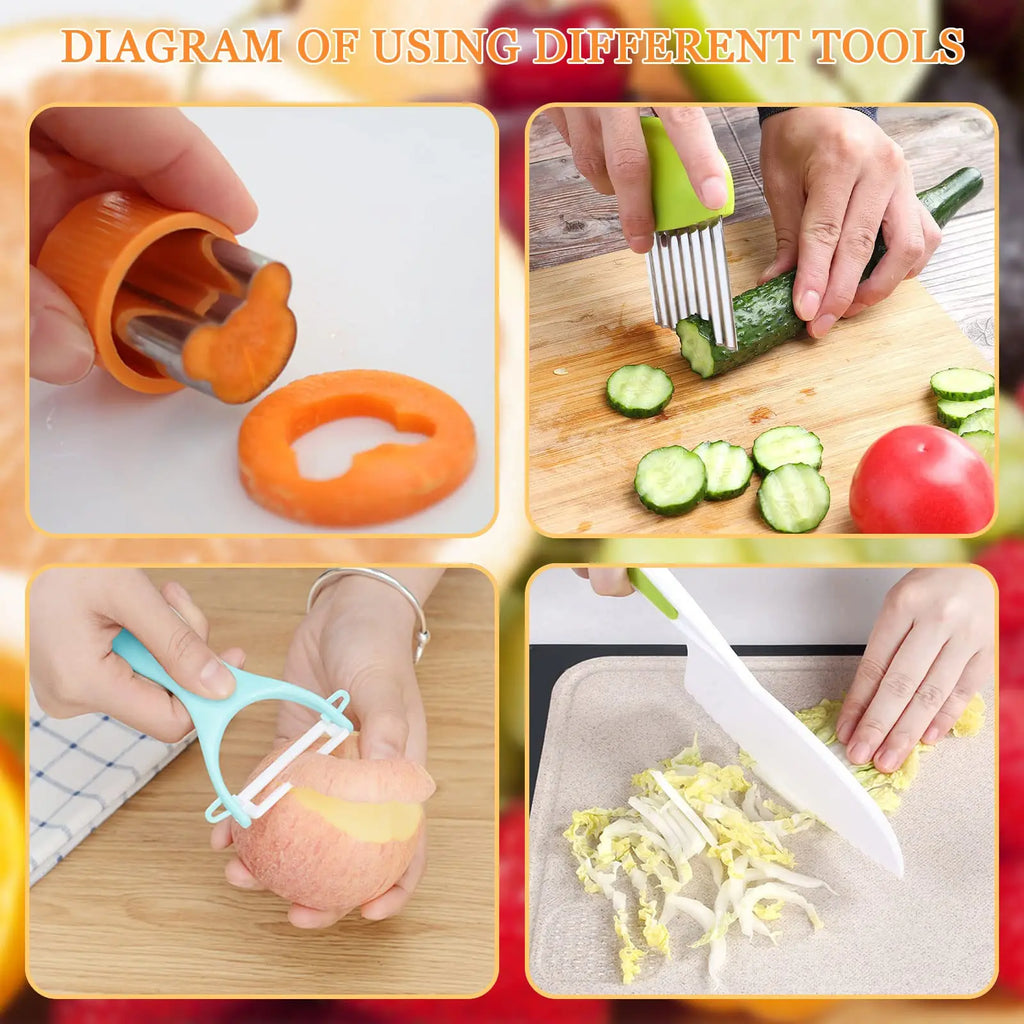 Kids Cooking Set Toys Montessori Kitchen Tools for Toddlers