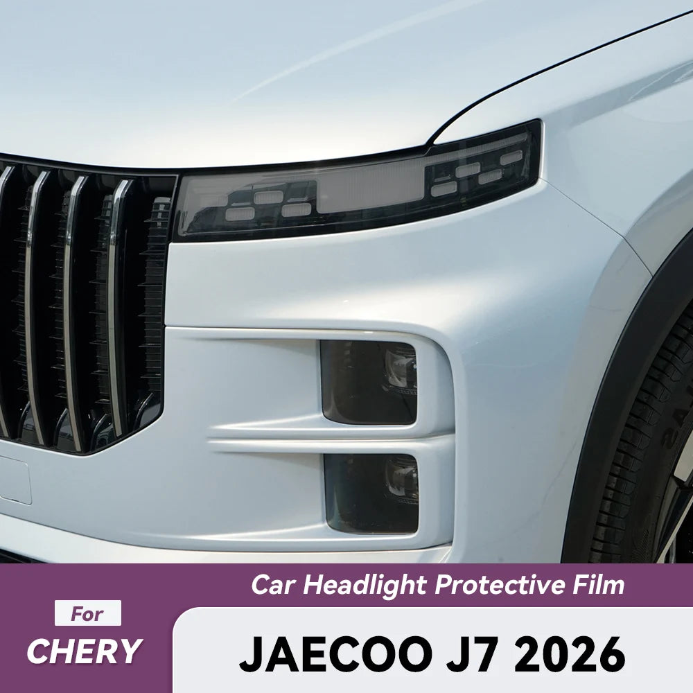 For JAECOO 7 J7 TPU Protection Film Car Pre-Cut Clear Headlight