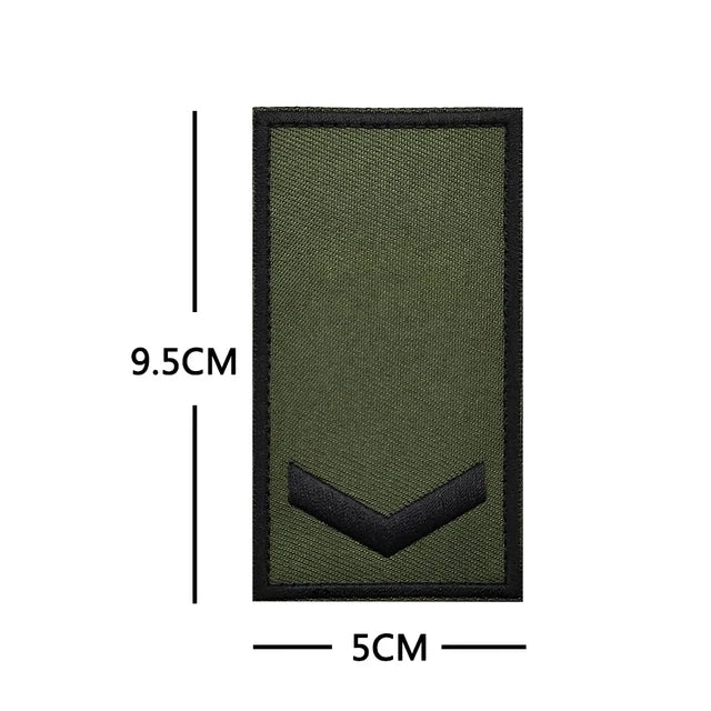 Chevrons Sergeant Stripes Israel 1st Golani Brigade Patches Uniform Shoulder Hook Tab Badges