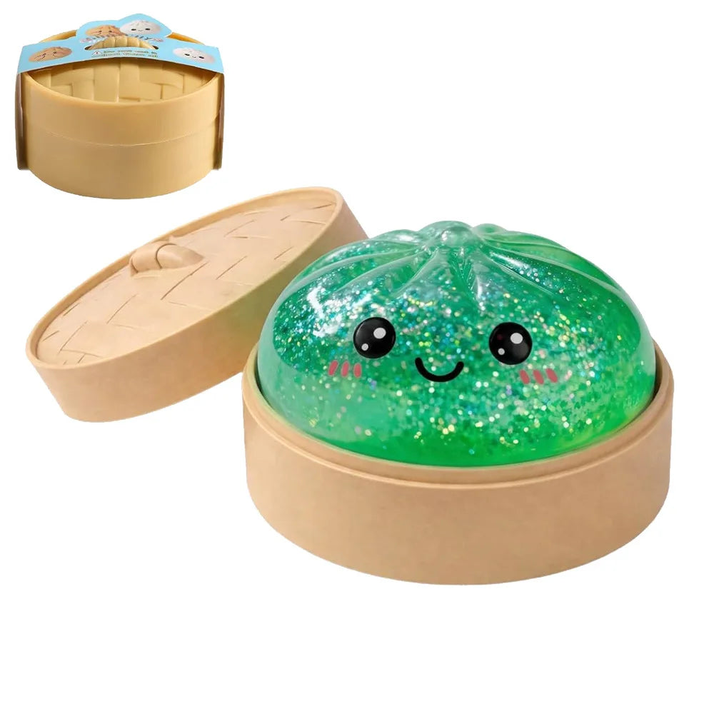 Simulation Flash Dumpling Pressure Ball Slow Rebound Soft Pinch Decompression Office Home Decorat Children Adults Birthday Gifts