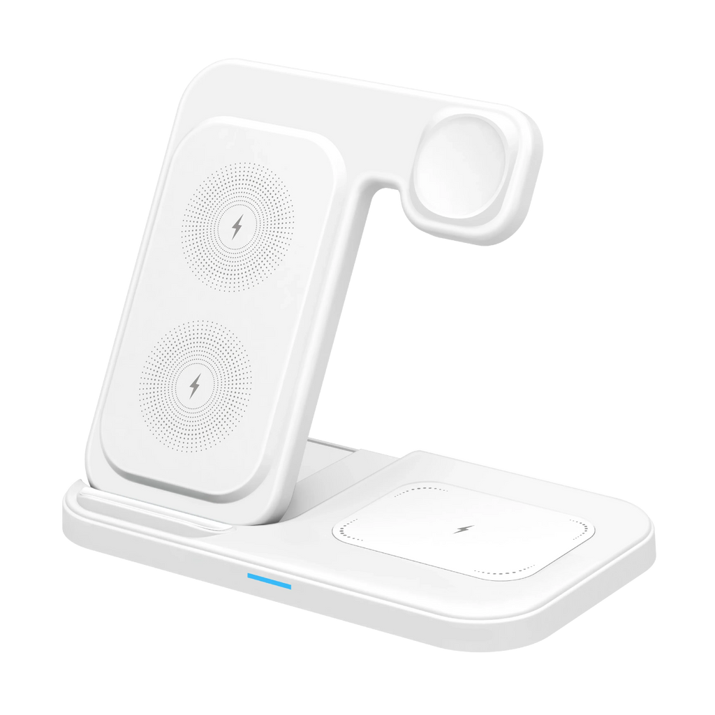 3 in 1 Wireless Charger Foldable Fast Charging Dock Stand For iPhone 17 16 15 14 13 12 Pro Max iWatch 11~2 Ultra SE AirPods 4 3