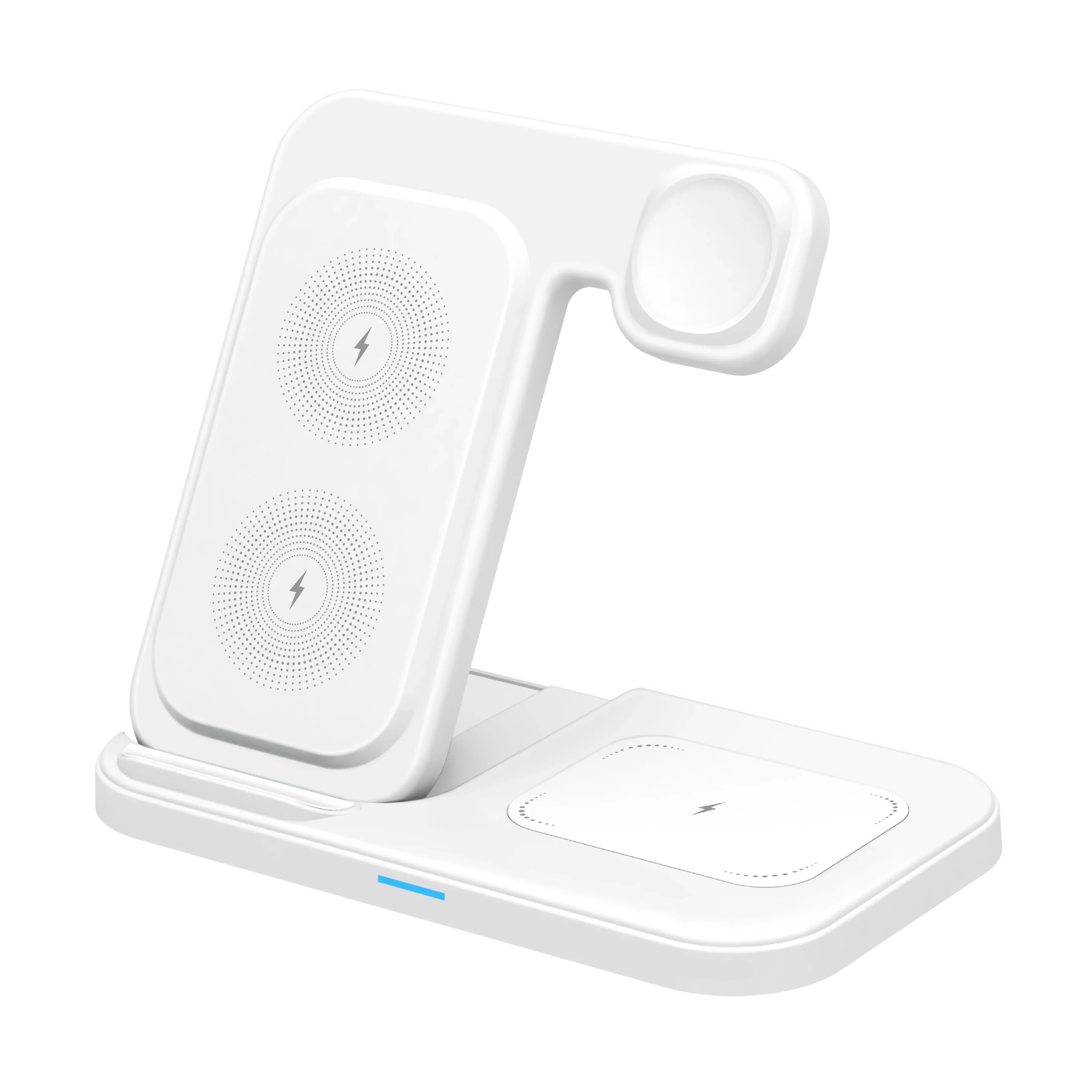 3 in 1 Wireless Charger Foldable Fast Charging Dock Stand For iPhone 17 16 15 14 13 12 Pro Max iWatch 11~2 Ultra SE AirPods 4 3