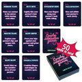 50pcs Interactive Fun Couple Game Cards Sexy Board Game for Female Friends Gathering Entertainment