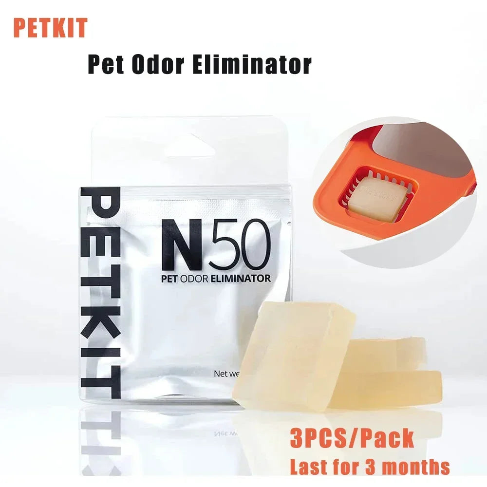 Pet Deodorant Cube N50 for PETKIT PURA MAX Cat Litter Box Automatic Shoveling Cat Supplies Persistent Use Fresh Clear Odor