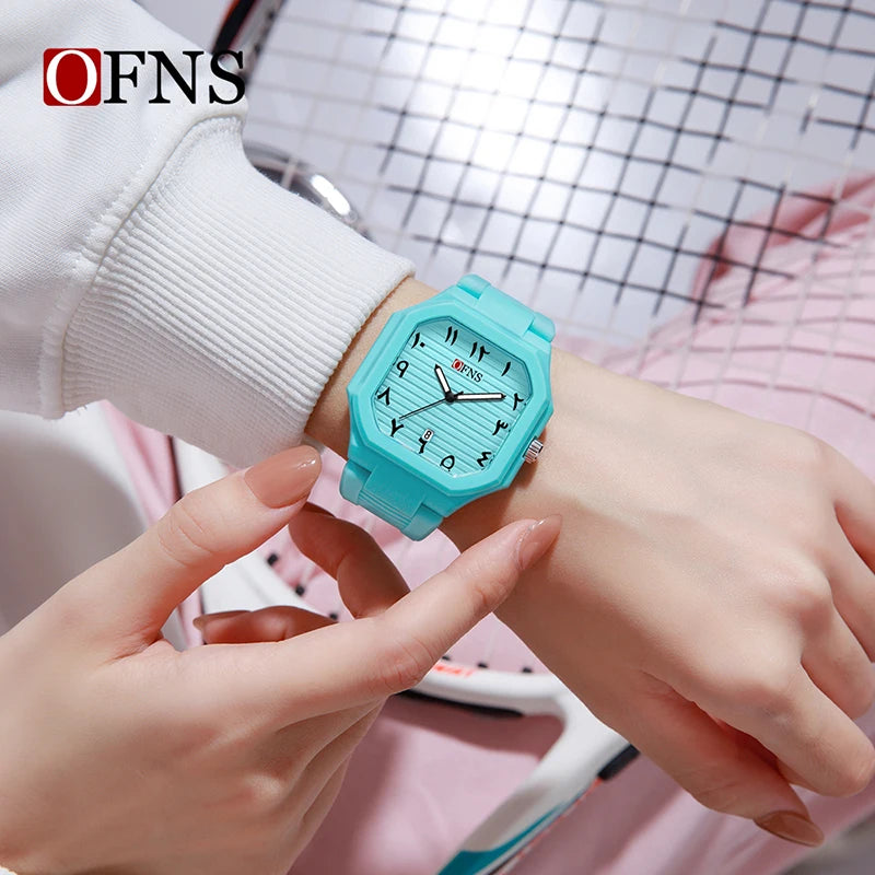 Men Women Minimalist Casual Student Quartz Watch Luminous Calendar