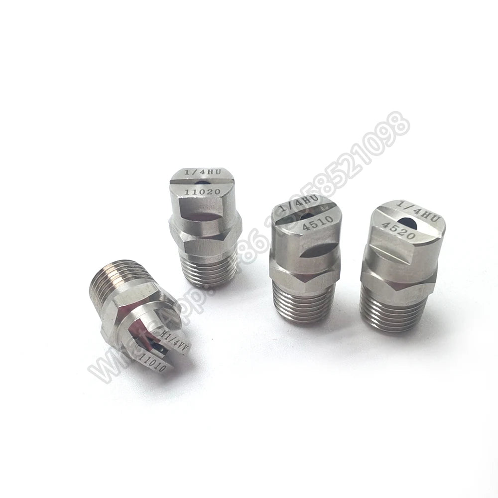 1/4‘’40/50 degree HVV HU Flat Fan Nozzle V e j e t Standard High Impact Stainless Steel Nozzle