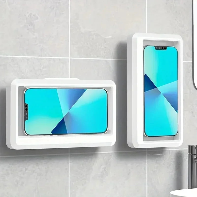 Fixed Universal Waterproof and Anti-fog Mobile Phone Case for Bathroom Shower Phone Holder Waterproof Can Touched Shower Phone