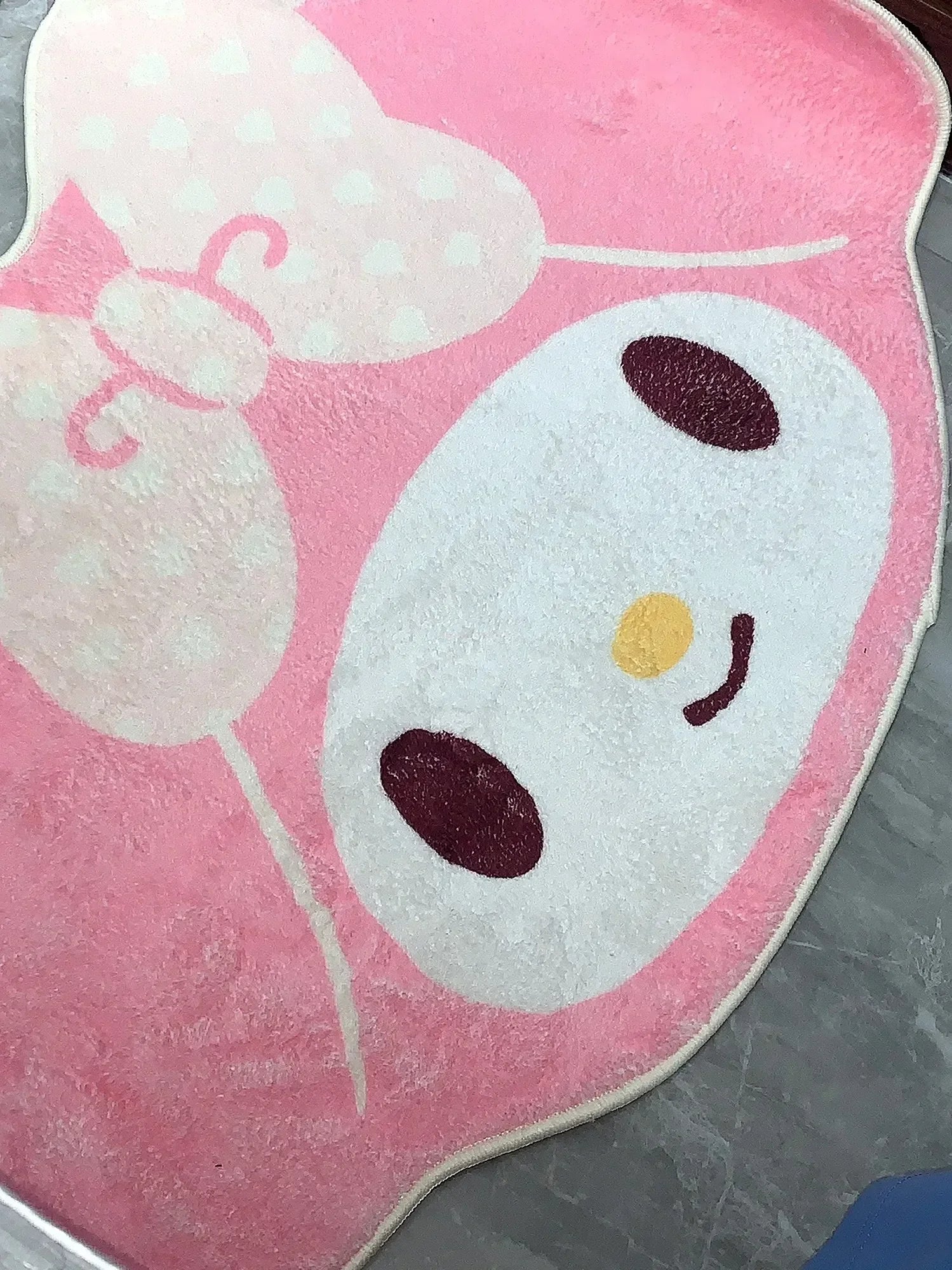 Cute My Melody Carpet Kawaii Home Soft Fur Rugs Girls Bedroom Living Room Floor Mat Doormat Decoration Cartoon Gift For Woman