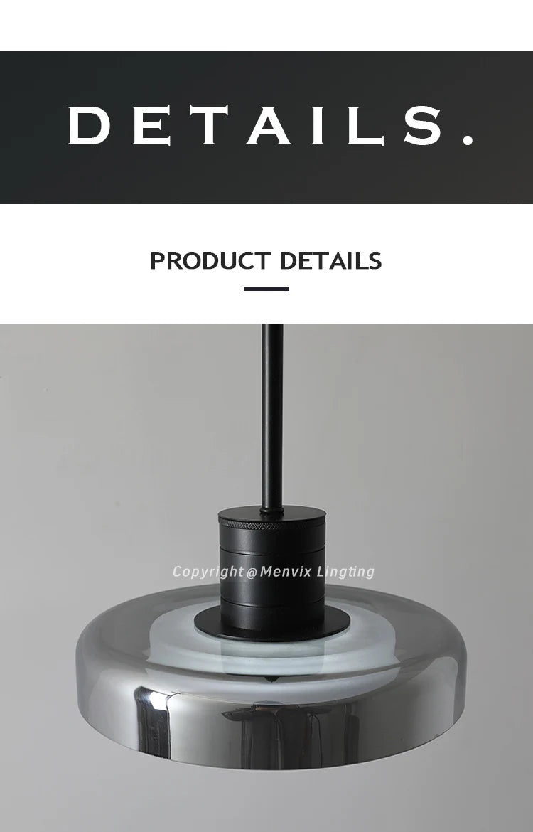 Menvix Nordic Modern Design Glass Small Chandelier for Bedroom Living Dining Room Led Pandant Light Home Decor Fixture Hang lamp