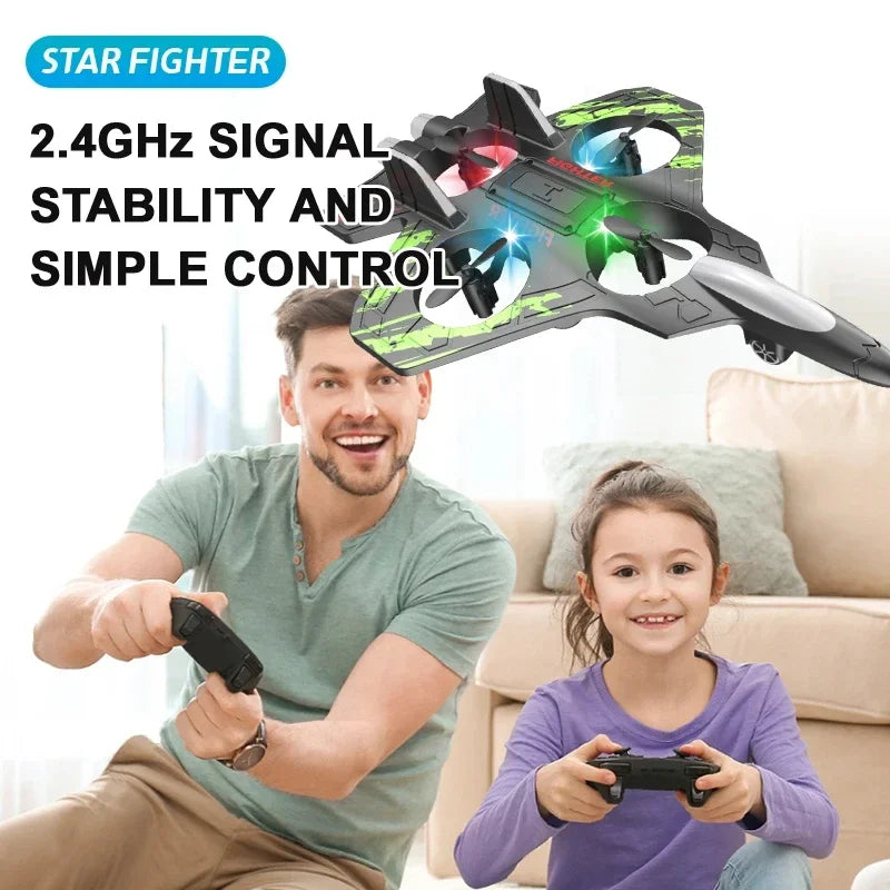 2.4G Remote Control Fighter Electric Foam Glider Stunt Tumbling