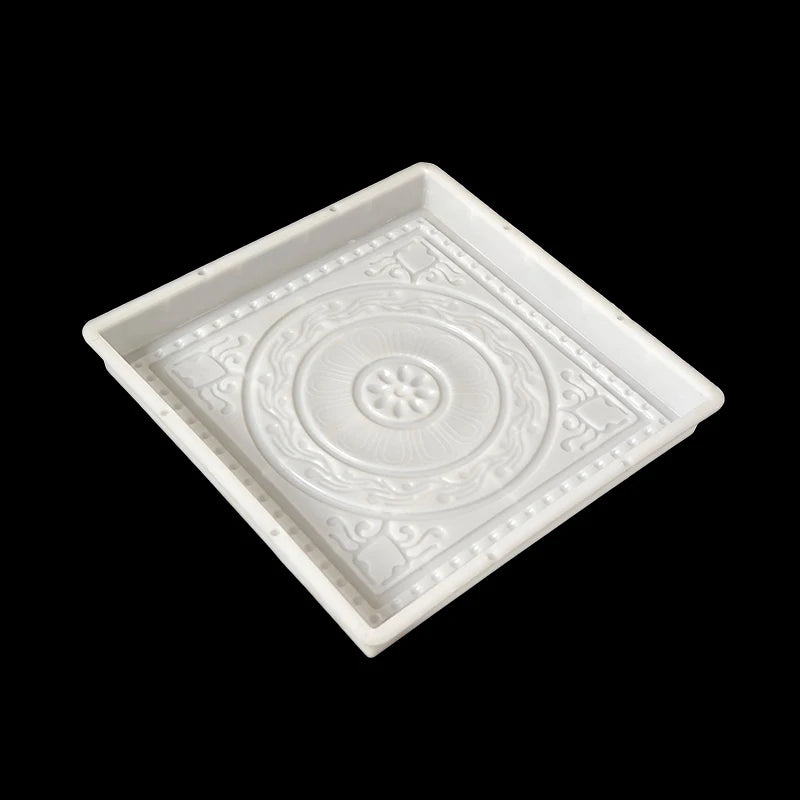 Step Stone Cement Mold Square Courtyard Paving Brick Step Stone Ceramic Tile Garden Lawn Floor Cement Brick Bluestone Model