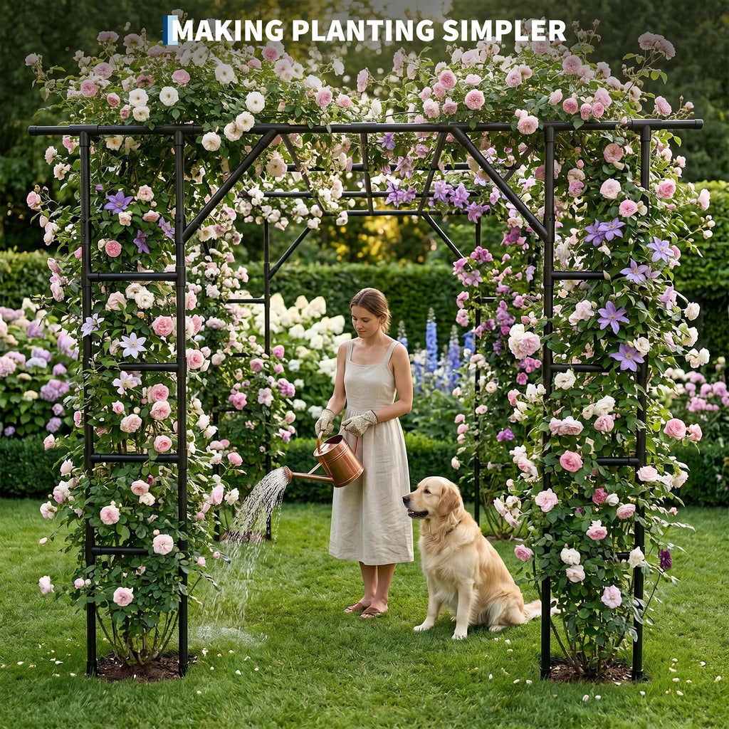 132in Garden Arch Trellis For Cucumber Grape Vine