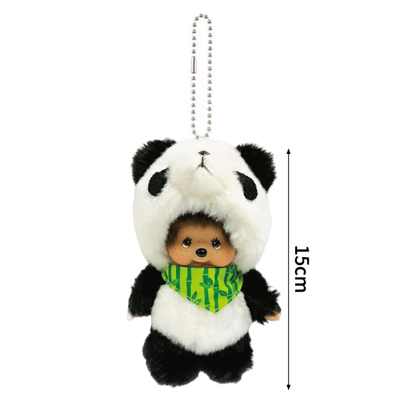 Monchhichi Keychain Kawaii Keychains for Bags Monchhichi Doll Hanging Pendants Children's Day Birthday Gift 몬치치