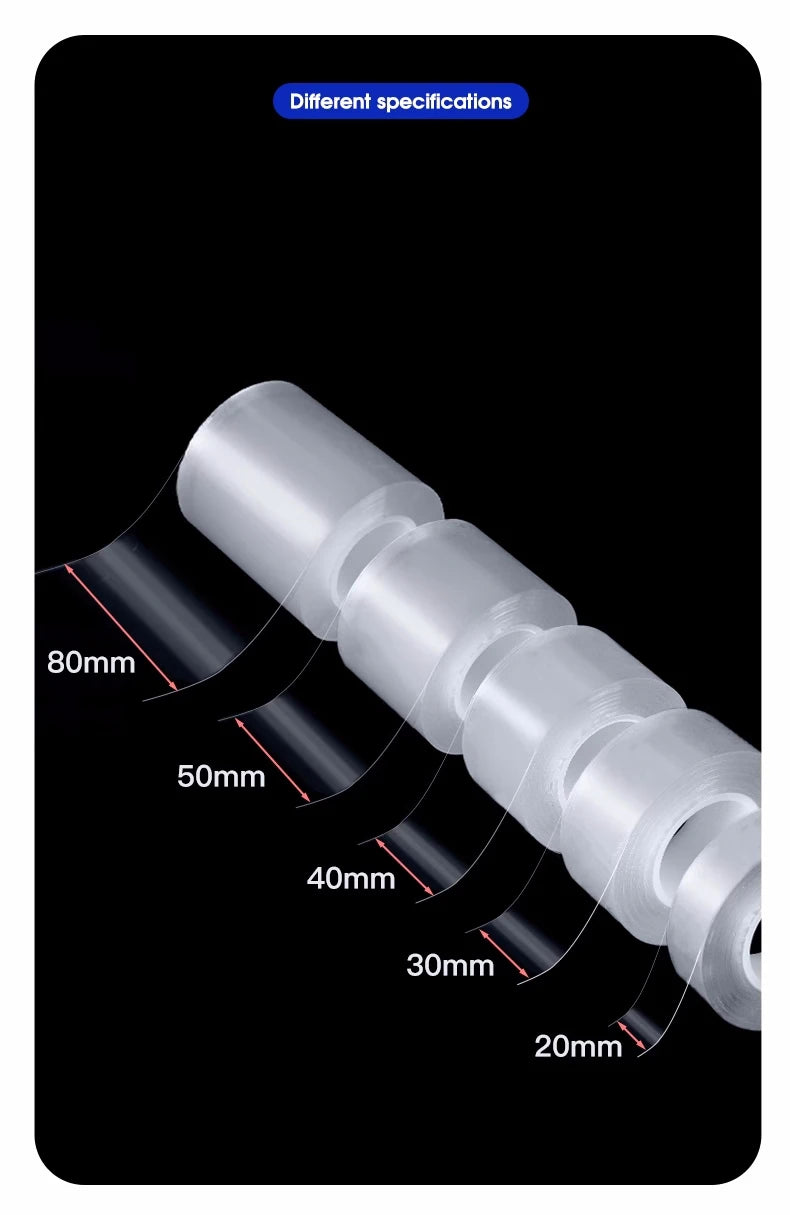 Kitchen Waterproof Mildew Strong Bathroom Toilet Crevice Strip Transparent Adhesive Tape Pool Water Seal