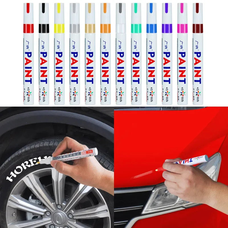 Oil-Based Waterproof Paint Marker Set