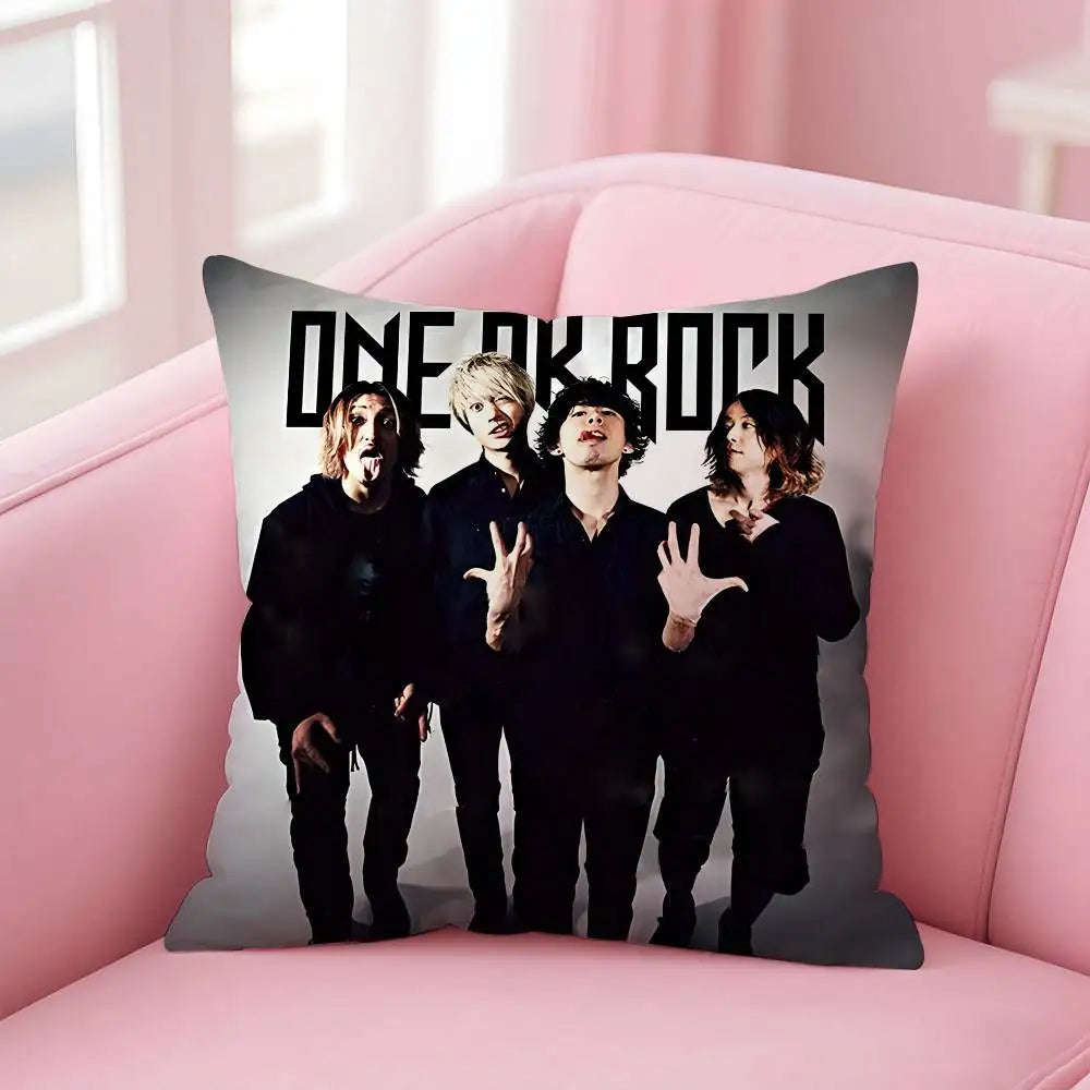 ONE OKBand O-ONE OK R-ROCK Ambitions Pillow Case pattern printing pillowcase living room sofa cushion cover bedroom room decor