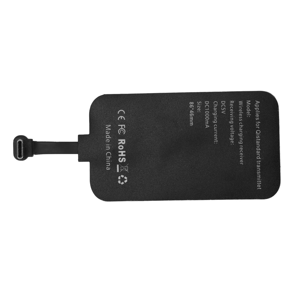 Type-C Wireless Charger Universal Ultra-Thin Wireless Charging Receiver Pad Includes Magnetic Charging Cable