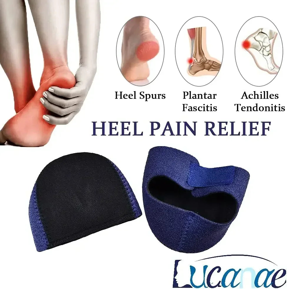 Heel Protectors,Heel Cups for Plantar Fasciitis Heel Pain Relief Protectors for Heel Spur, Cracked Heels, Achilles Tendonitis