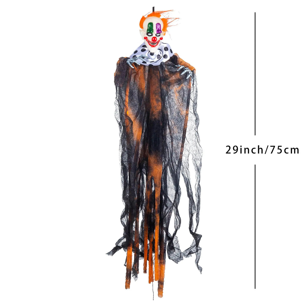 29 inch Hanging Clown Halloween Decorations Outdoor Props Front