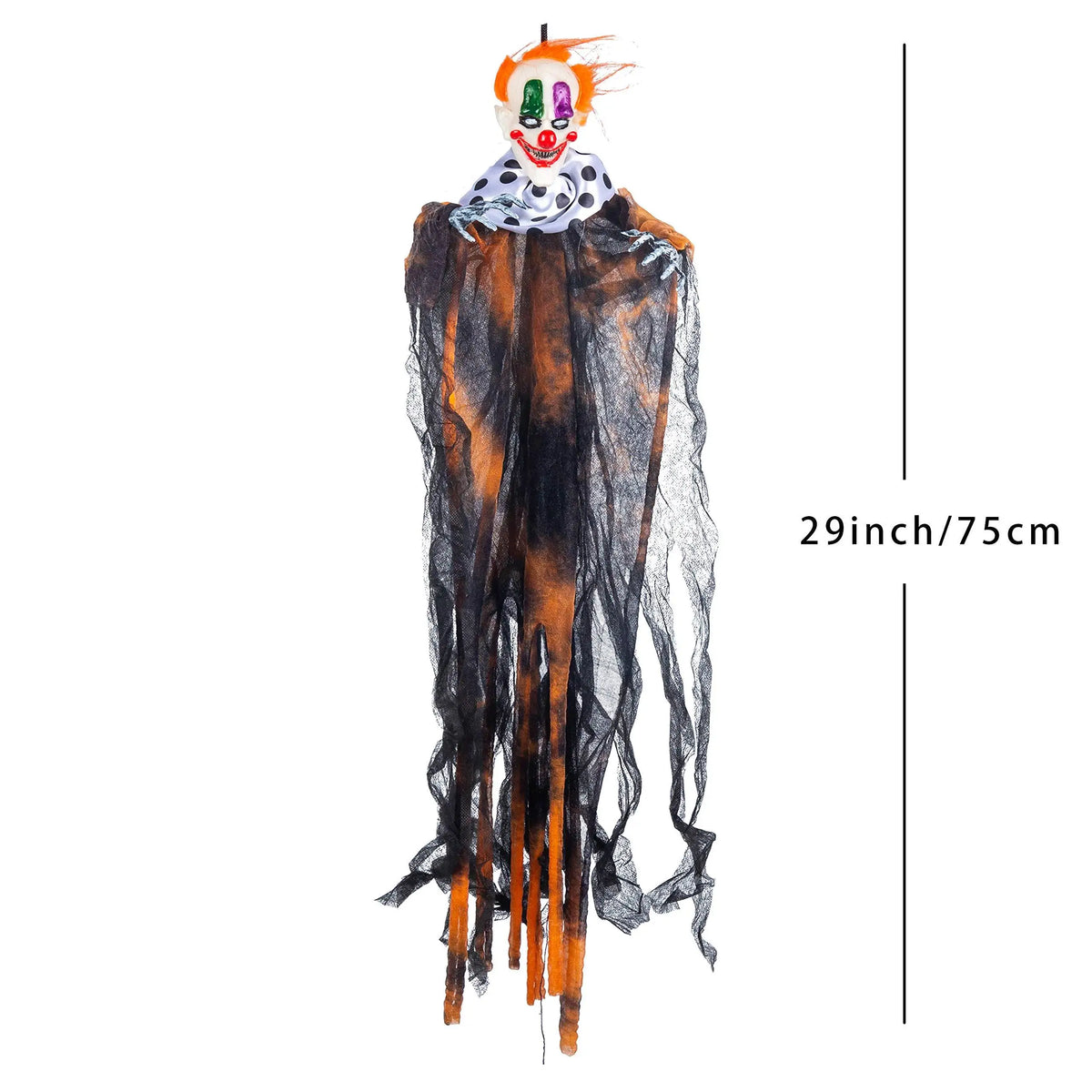 29 inch Hanging Clown Halloween Decorations Outdoor Props Front