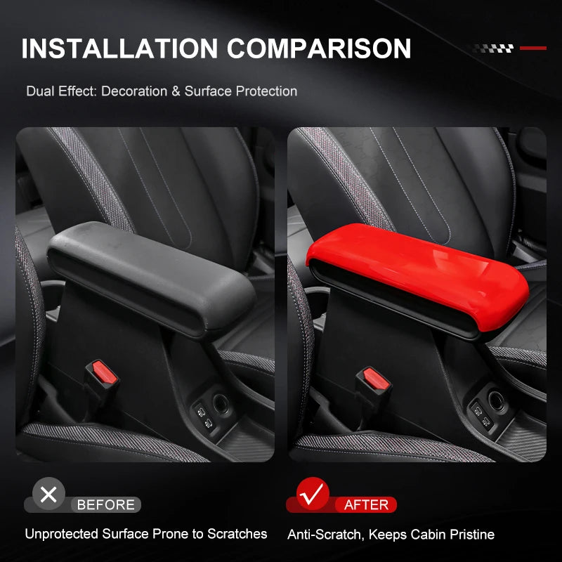 Car Center Console Stowing Tidying Armrest Box Panel Trim